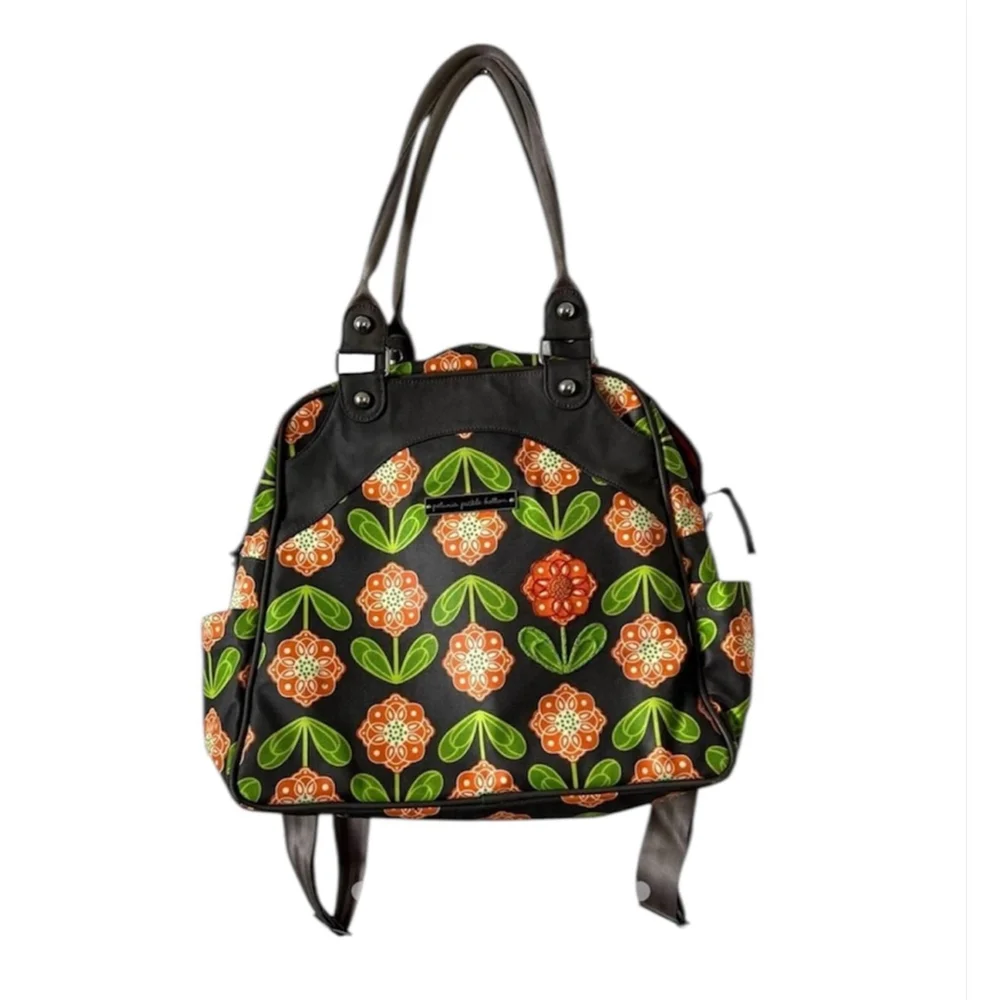 Petunia Pickle Bottom Santiago Sunset Sashay Satchel Floral Backpack Diaper Bag